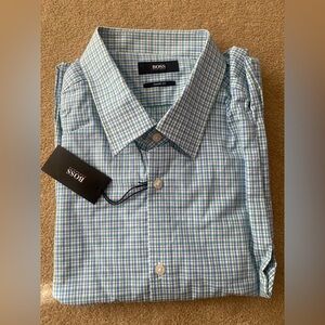 New! Hugo boss mens check shirts (XL)